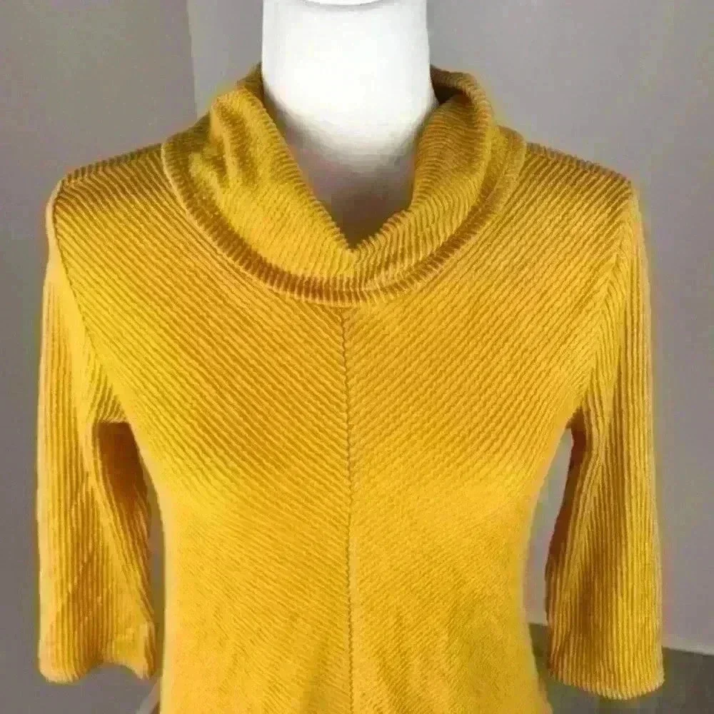 Anthropologie W5 Cowl Neck Half Sleeve Top Size S